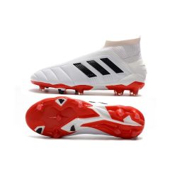 fodboldstøvler til mænd adidas Predator Mania 19 + FG ADV Hvid Sort Rød_3.jpg